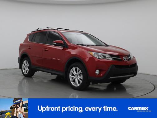 Red 2015 Toyota RAV4 Limited