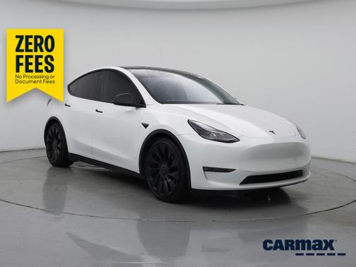 White 2022 Tesla Model Y Performance