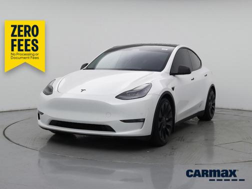 White 2022 Tesla Model Y Performance