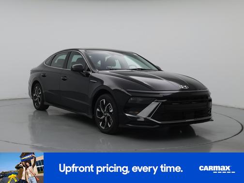 Black 2024 Hyundai SONATA SEL