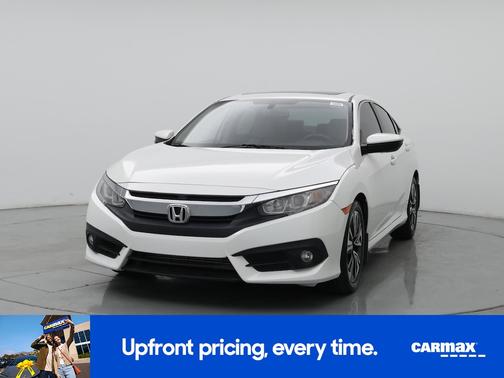 White 2017 Honda Civic EX-L