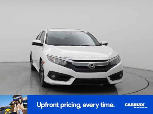 White 2017 Honda Civic EX-L