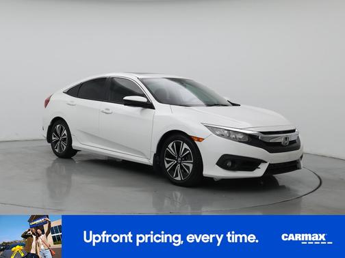 White 2017 Honda Civic EX-L