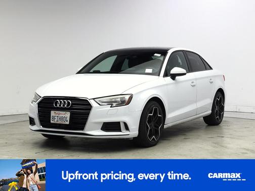 White 2018 Audi A3 Premium