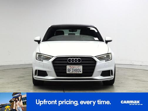 White 2018 Audi A3 Premium