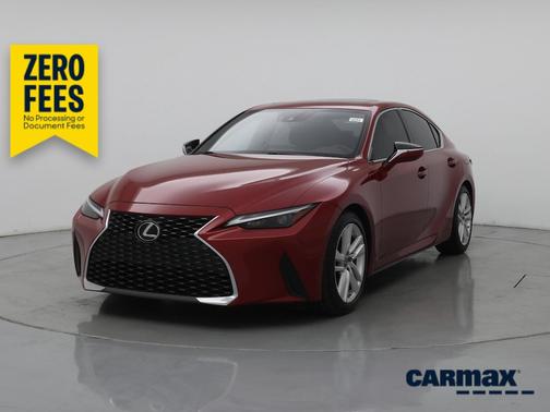 Red 2021 Lexus IS 300