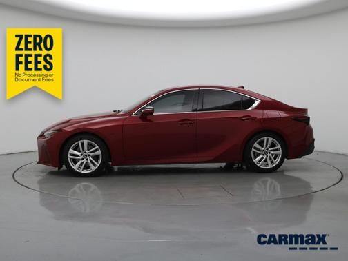 Red 2021 Lexus IS 300