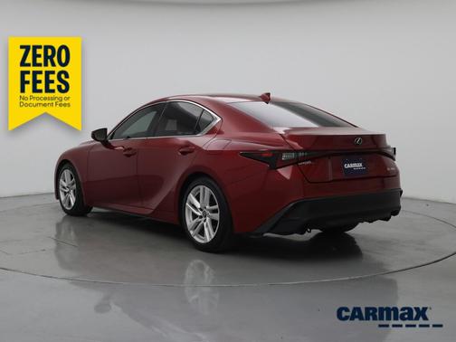 Red 2021 Lexus IS 300