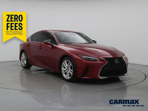 Red 2021 Lexus IS 300