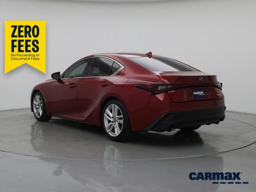 Red 2021 Lexus IS 300