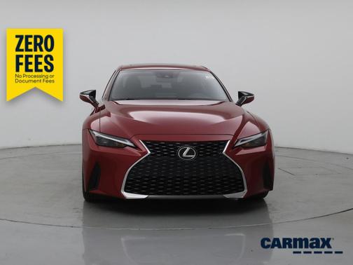Red 2021 Lexus IS 300