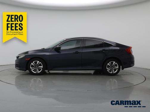 Gray 2018 Honda Civic LX