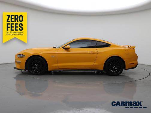 Orange 2019 Ford Mustang GT