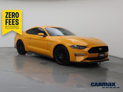 Orange 2019 Ford Mustang GT