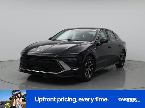 Black 2025 Hyundai SONATA SEL
