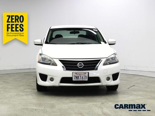 White 2015 Nissan Sentra SR