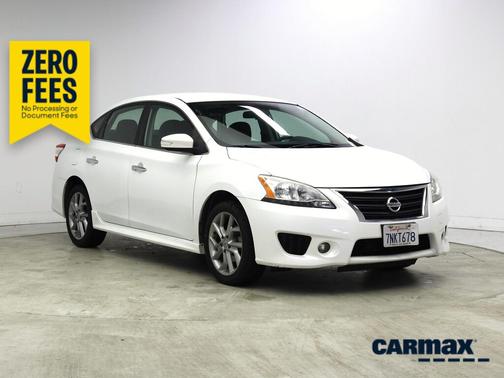 White 2015 Nissan Sentra SR