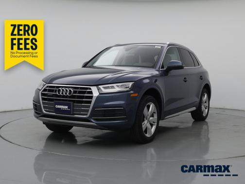 Blue 2018 Audi Q5 Premium Plus