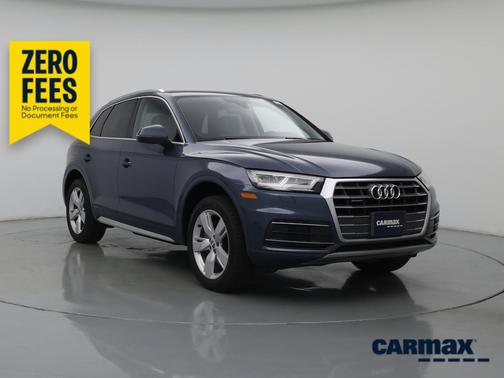 Blue 2018 Audi Q5 Premium Plus