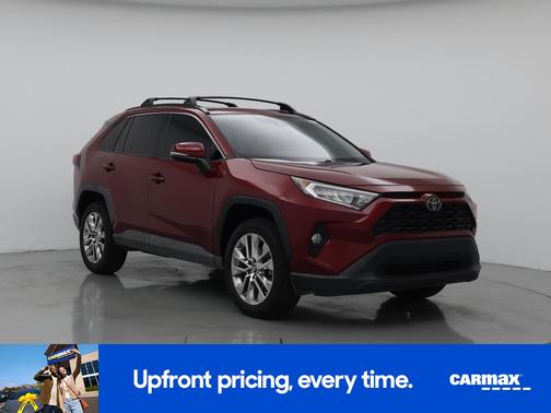 Red 2019 Toyota RAV4 XLE Premium