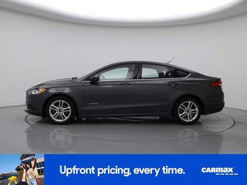 Gray 2018 Ford Fusion Hybrid SE