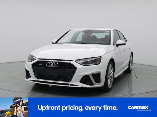 White 2024 Audi A4 S-Line Premium