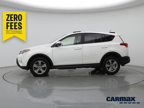 White 2015 Toyota RAV4 XLE