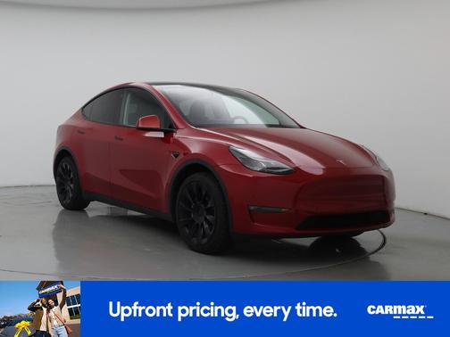 Red 2023 Tesla Model Y Long Range
