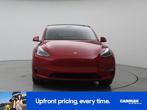 Red 2023 Tesla Model Y Long Range