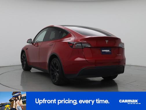 Red 2023 Tesla Model Y Long Range