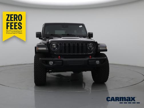Black 2025 Jeep Wrangler Rubicon X