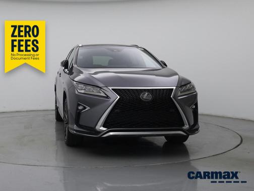 Gray 2017 Lexus RX 350 F-Sport