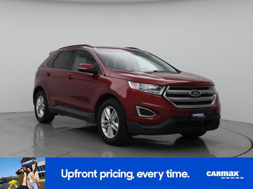 Red 2015 Ford Edge SEL