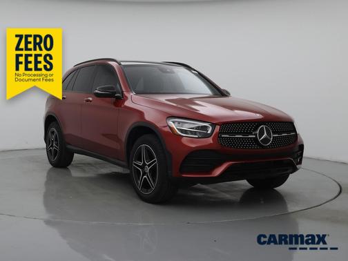 Red 2021 Mercedes-Benz GLC 300