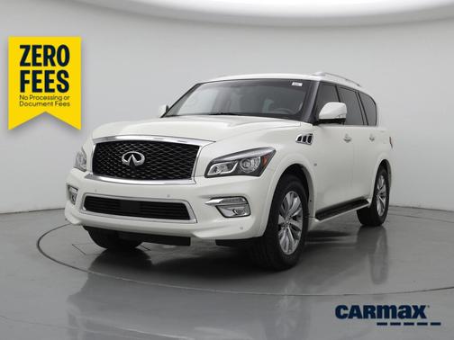 White 2017 INFINITI QX80