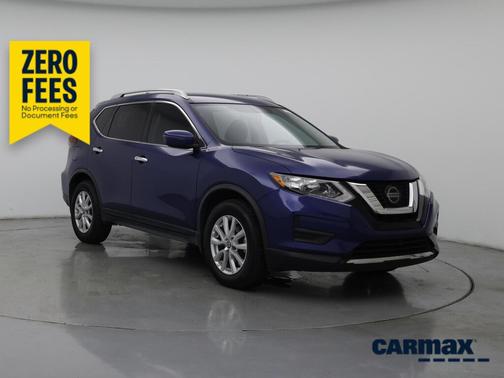 Blue 2018 Nissan Rogue SV