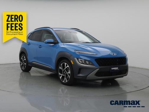 Blue 2022 Hyundai KONA Limited