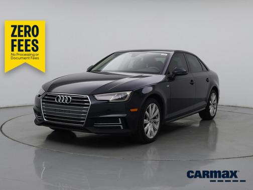 Black 2018 Audi A4 Premium