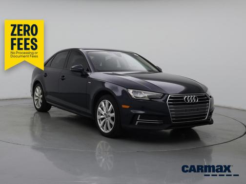 Black 2018 Audi A4 Premium