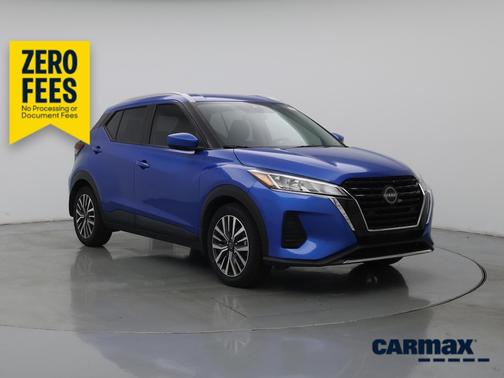 Blue 2022 Nissan Kicks SV