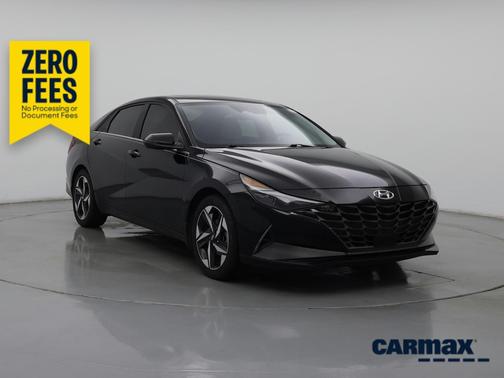 Black 2023 Hyundai ELANTRA HEV Limited