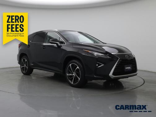 Black 2018 Lexus RX 450h
