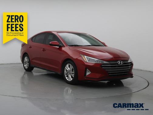Red 2019 Hyundai ELANTRA SEL