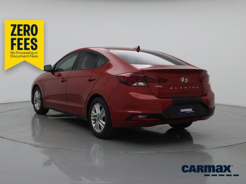 Red 2019 Hyundai ELANTRA SEL
