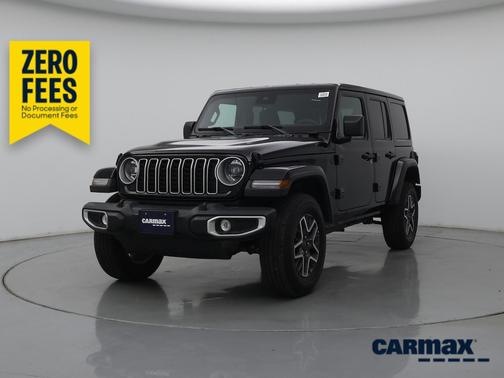 Black 2025 Jeep Wrangler Sahara