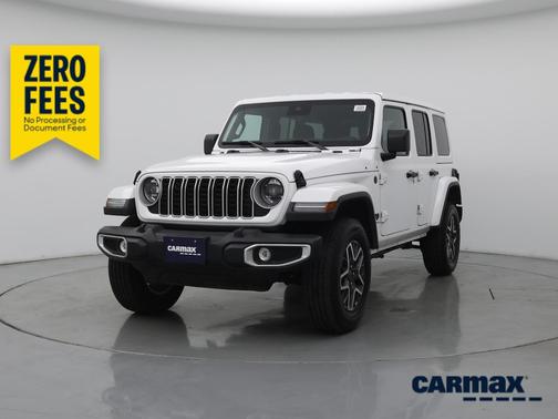 White 2025 Jeep Wrangler Sahara