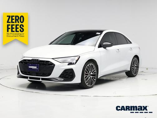 White 2025 Audi S3 Premium Plus