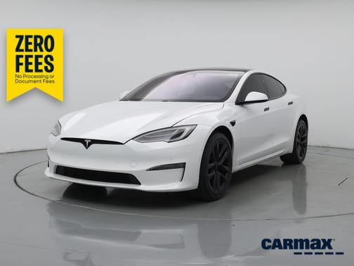 White 2021 Tesla Model S Plaid