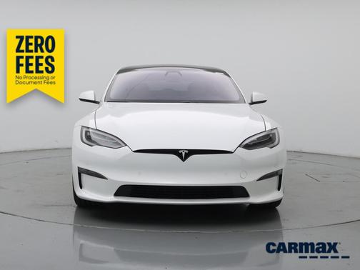White 2021 Tesla Model S Plaid