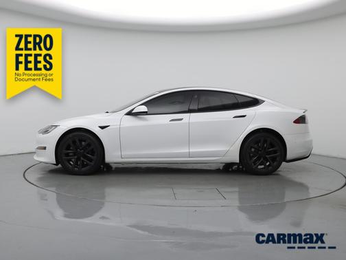 White 2021 Tesla Model S Plaid